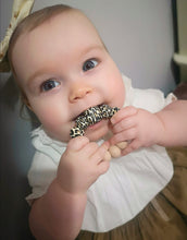 Load image into Gallery viewer, Neutral Leopard: Cub Teething Ring