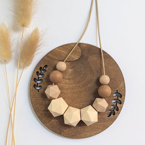 Natural: Celestial teething & breastfeeding necklace