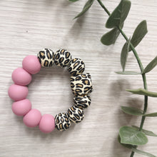 Load image into Gallery viewer, Pink Leopard: Cub Teething Ring
