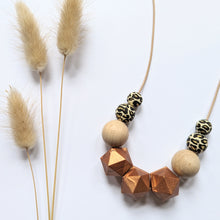 Load image into Gallery viewer, Copper Leopard: teething necklace
